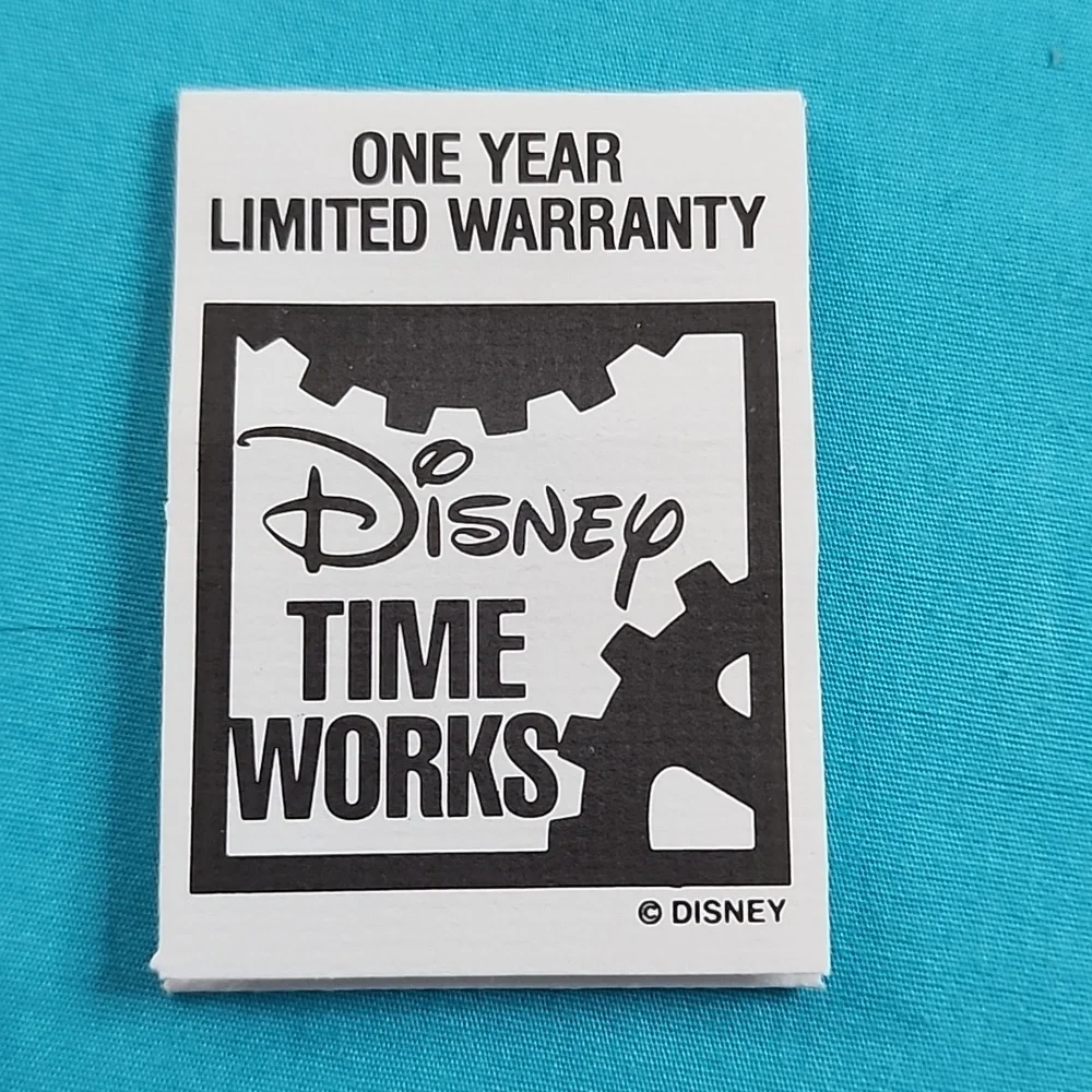 BNIB Vintage Rare Disney Time Works Abstract Goofy Mesh Metal Band Watch